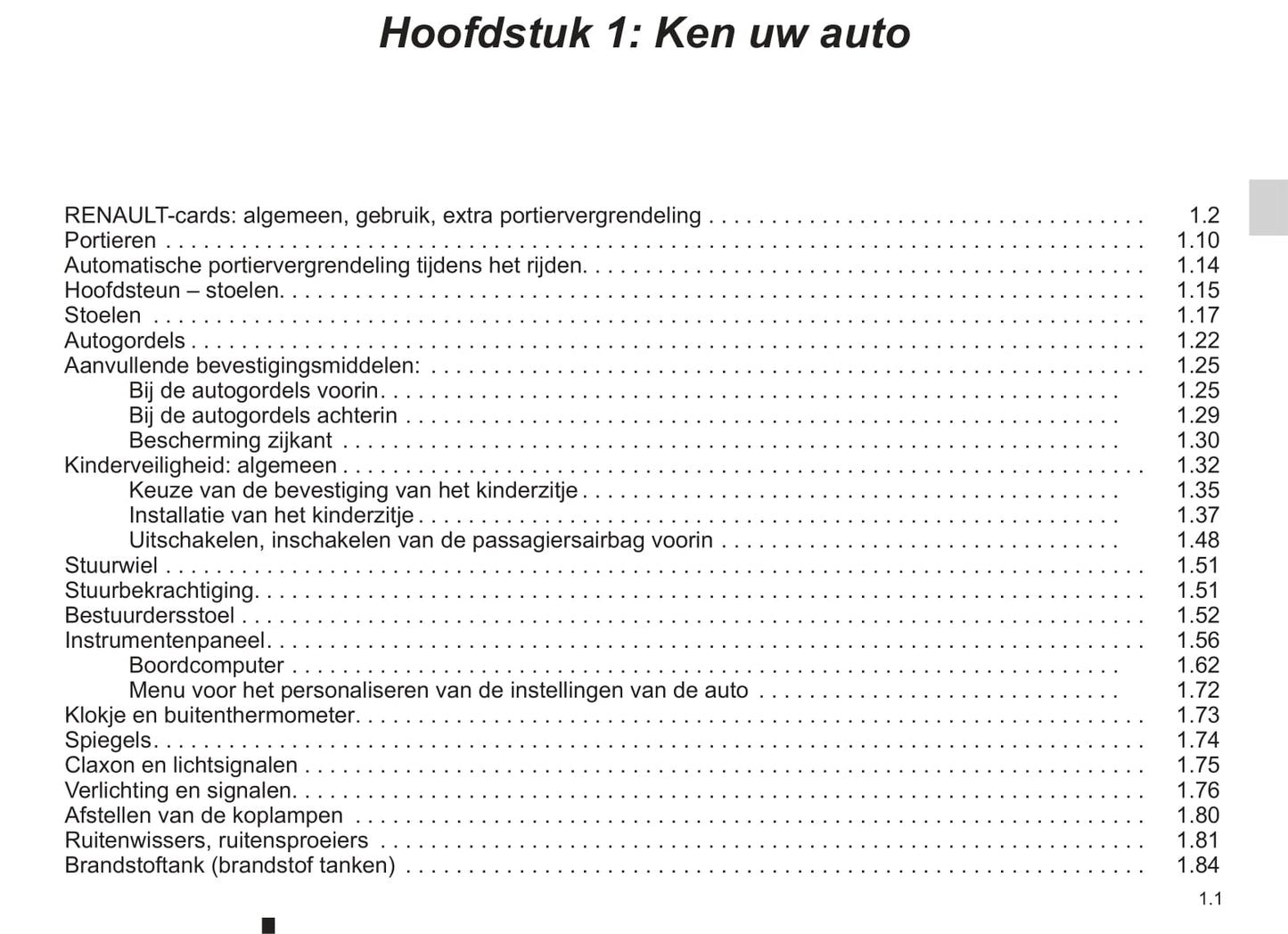 2012-2013 Renault Mégane Manuel du propriétaire | Néerlandais