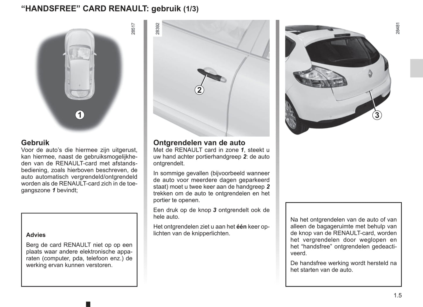 2012-2013 Renault Mégane Manuel du propriétaire | Néerlandais