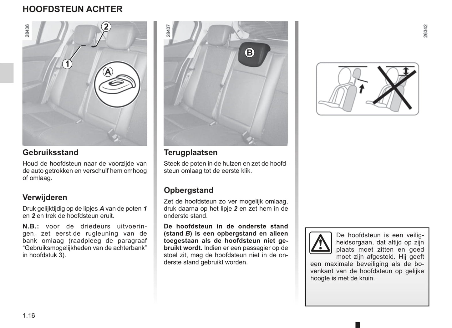 2012-2013 Renault Mégane Manuel du propriétaire | Néerlandais