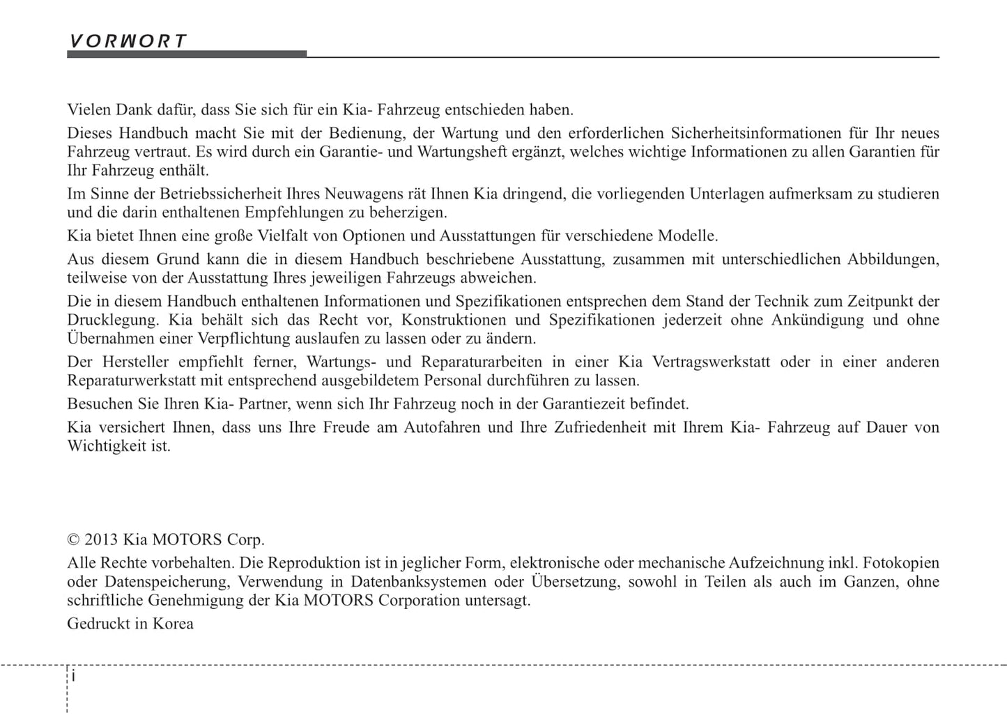 2013-2014 Kia Optima Bedienungsanleitung | Deutsch
