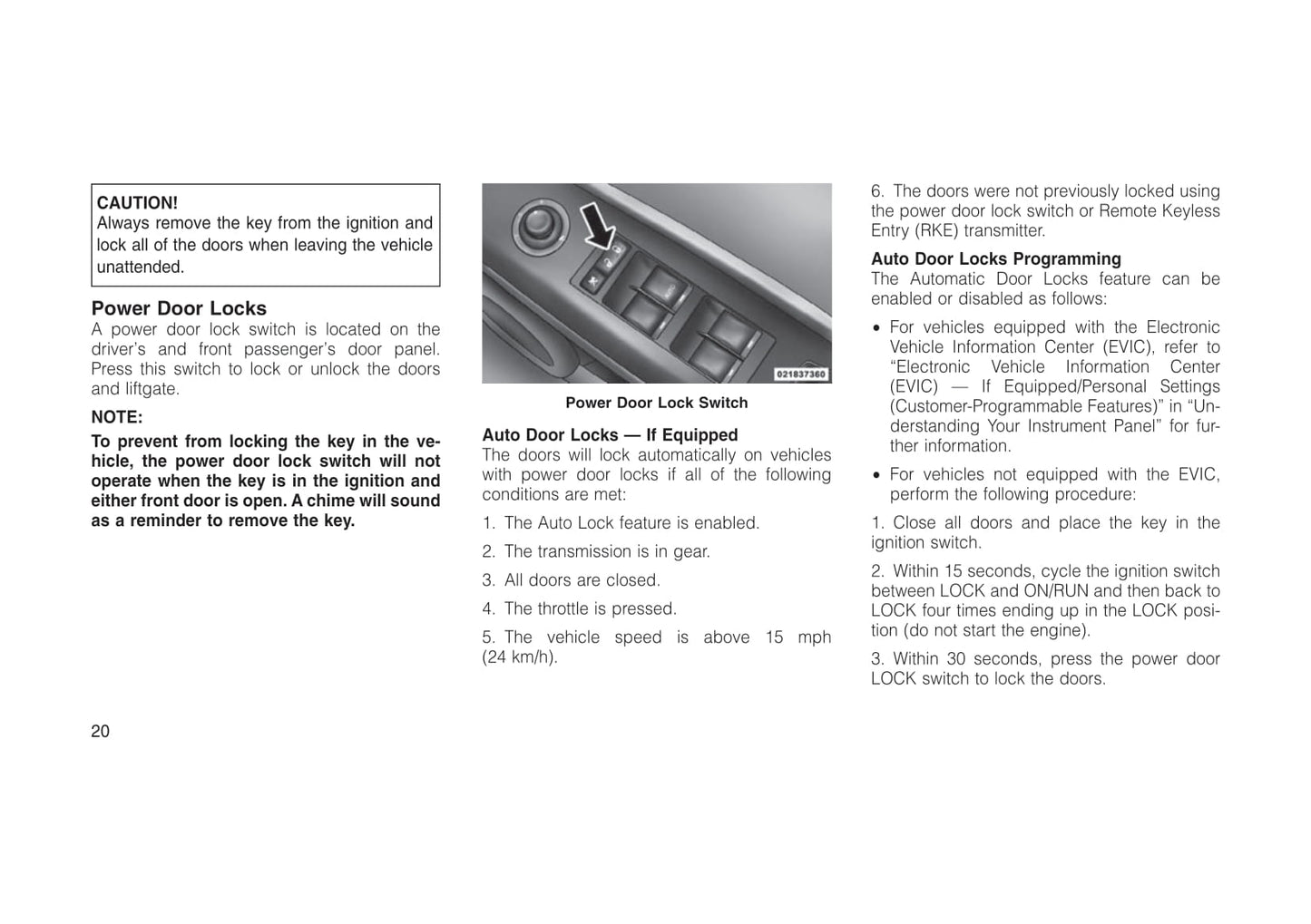 2010-2011 Jeep Compass Gebruikershandleiding | Engels
