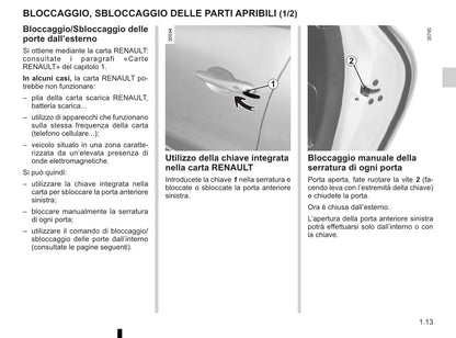 2015-2016 Renault Clio Bedienungsanleitung | Italienisch