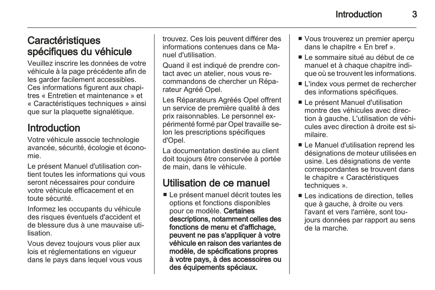 2011-2012 Opel Astra GTC Owner's Manual | French