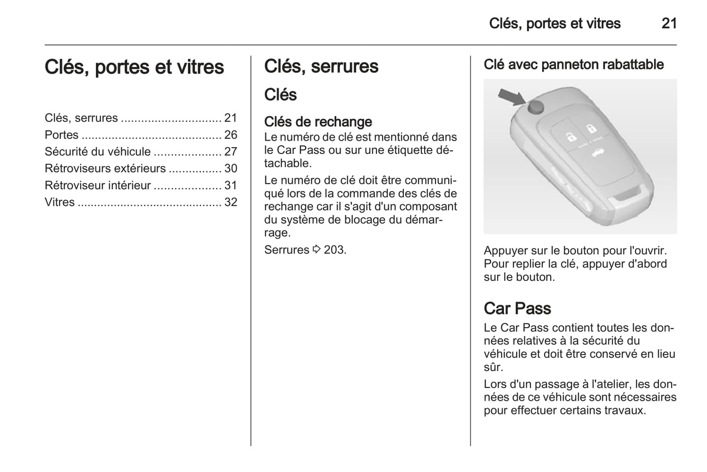 2011-2012 Opel Astra GTC Owner's Manual | French