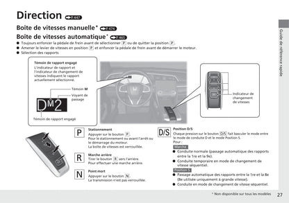 2017-2020 Honda Civic Manuel du propriétaire | Français