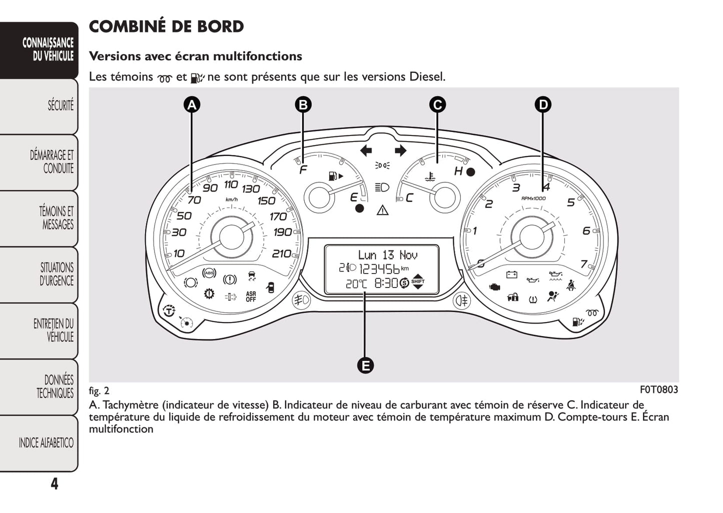 2008-2016 Fiat Qubo Manuel du propriétaire | Français