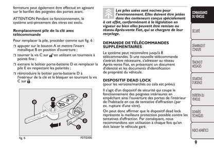 2008-2016 Fiat Qubo Manuel du propriétaire | Français