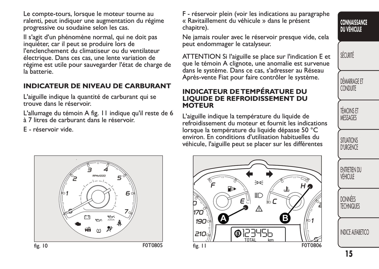 2008-2016 Fiat Qubo Manuel du propriétaire | Français