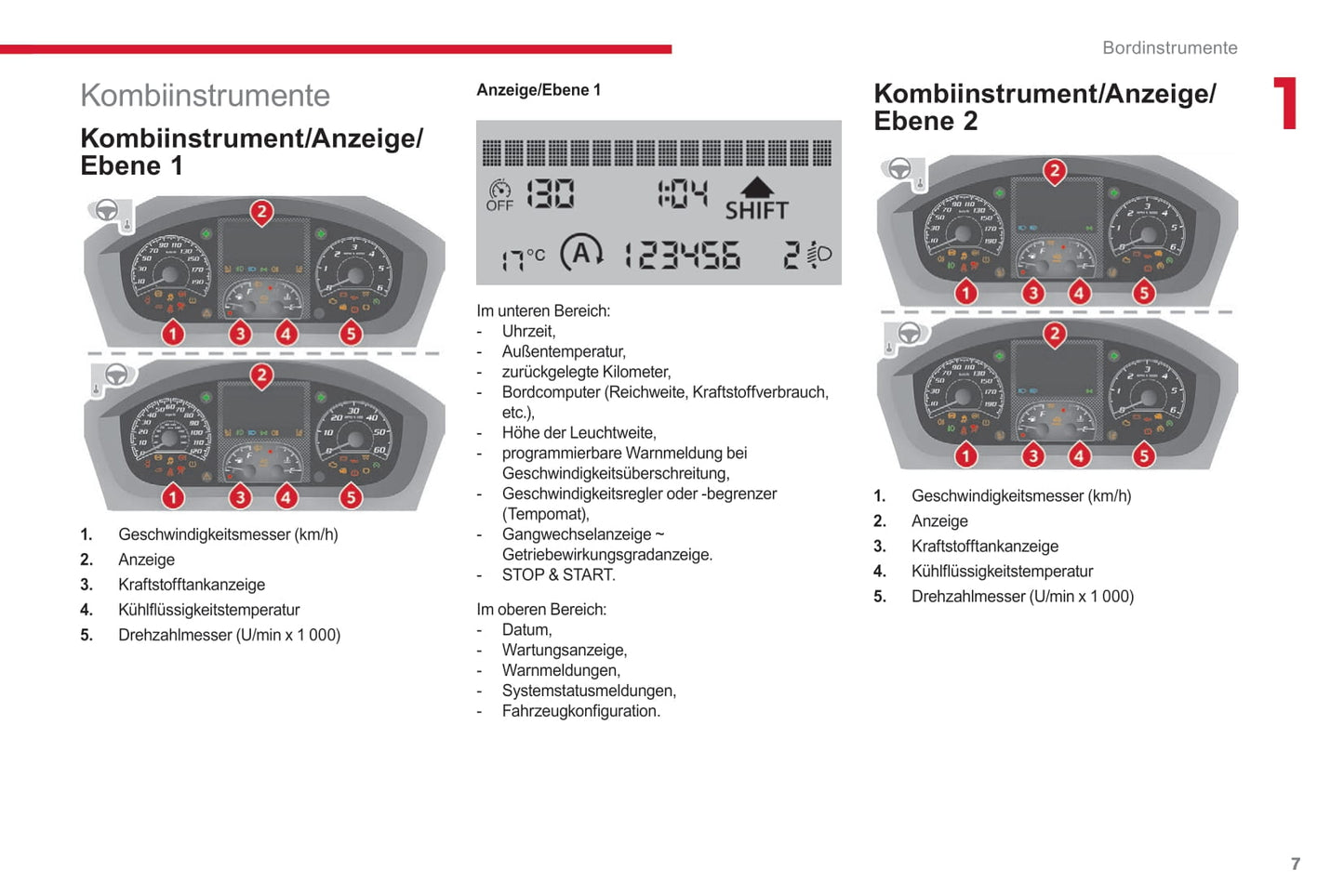 2017-2019 Citroën Jumper/Relay Bedienungsanleitung | Deutsch