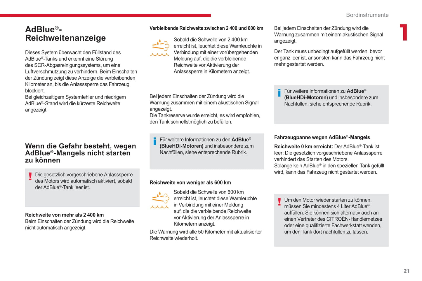 2017-2019 Citroën Jumper/Relay Bedienungsanleitung | Deutsch