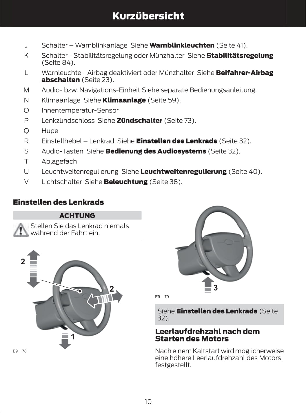 2011-2012 Ford Fusion Owner's Manual | German
