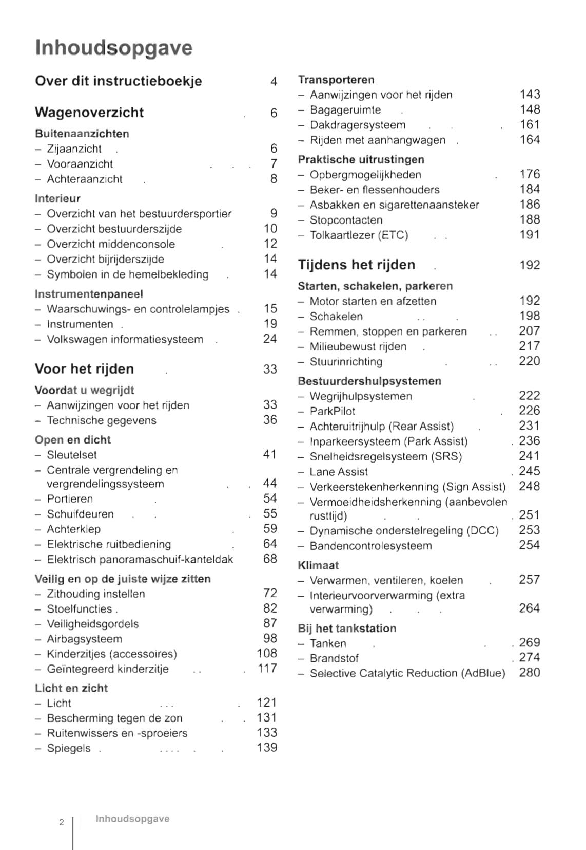 2010-2016 Volkswagen Sharan Bedienungsanleitung | Niederländisch