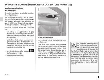 2012-2013 Renault Wind Owner's Manual | French