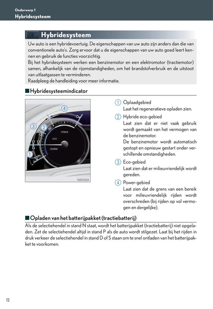 2013-2014 Lexus GS 300h/GS 450h Bedienungsanleitung | Niederländisch