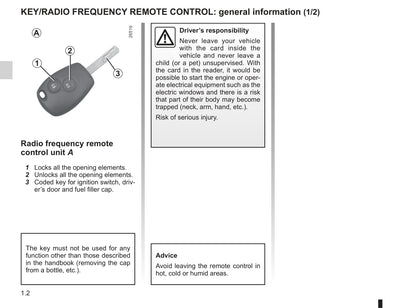 2013-2014 Renault Twingo Owner's Manual | English