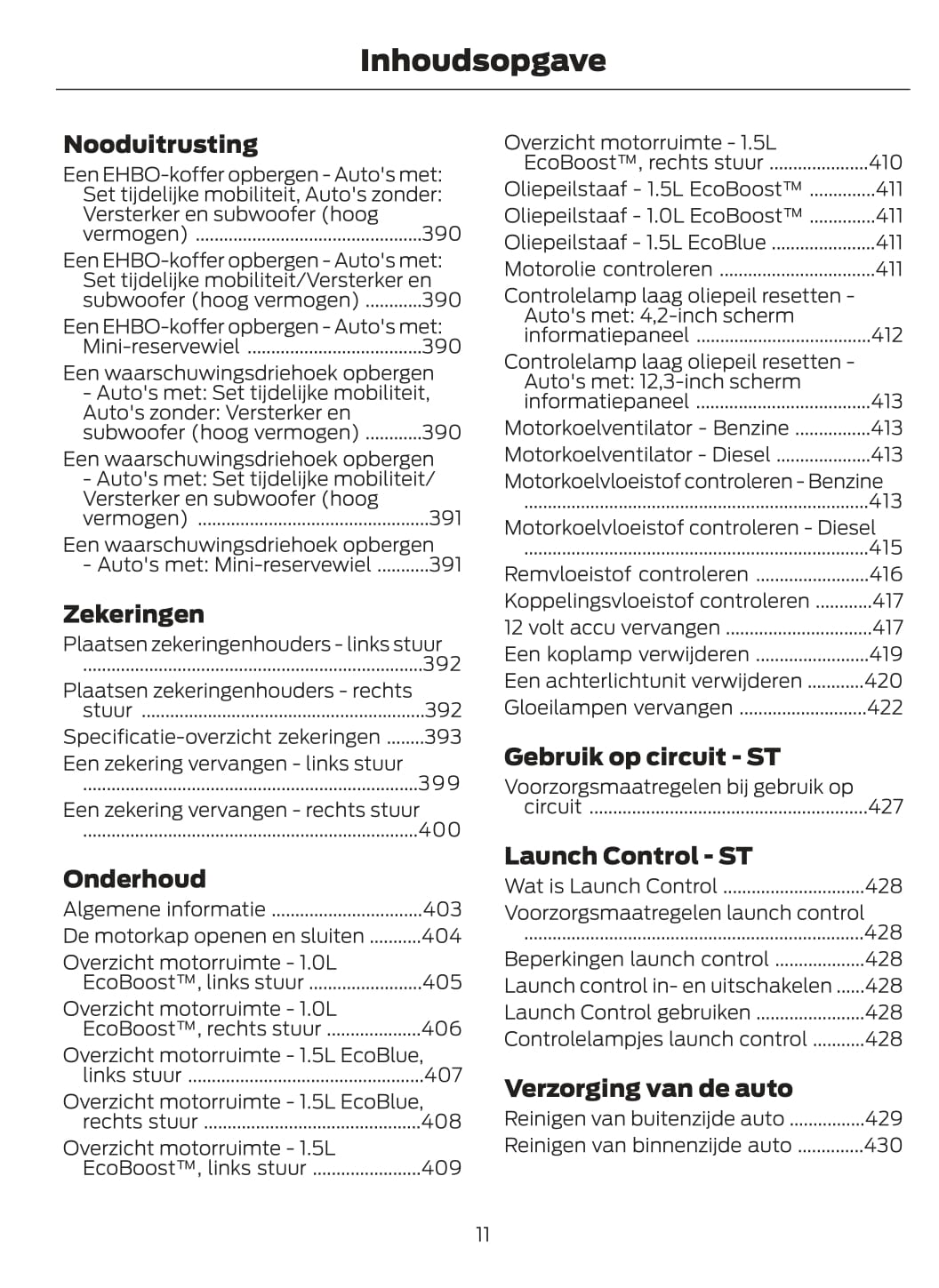 2020-2021 Ford Puma Gebruikershandleiding | Nederlands