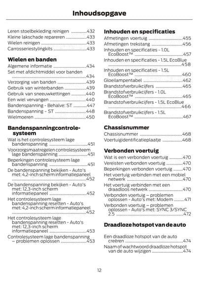 2020-2021 Ford Puma Gebruikershandleiding | Nederlands