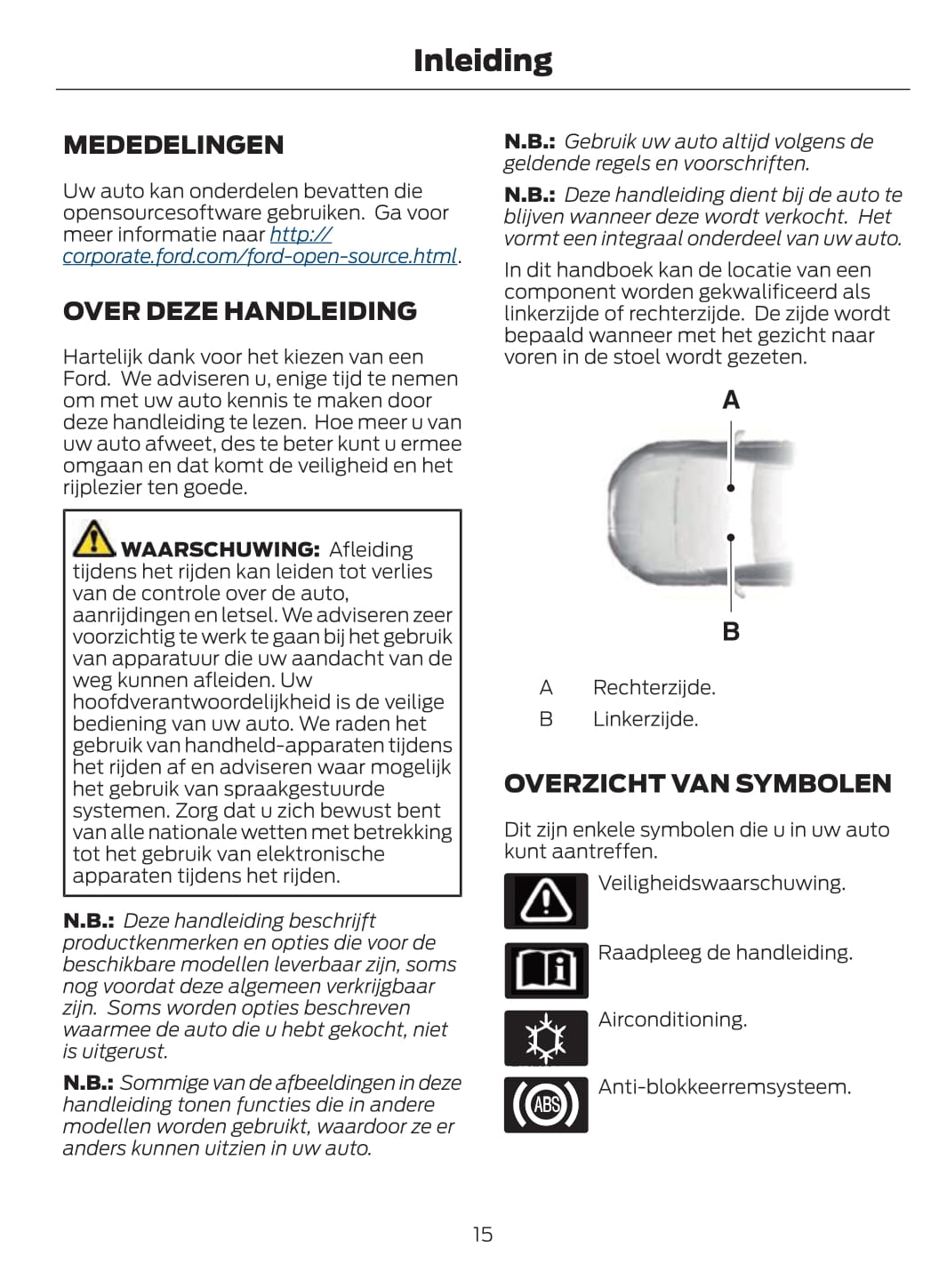 2020-2021 Ford Puma Gebruikershandleiding | Nederlands