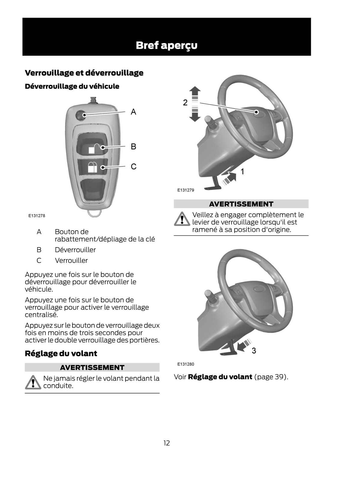 2012 Ford Ranger Gebruikershandleiding | Frans