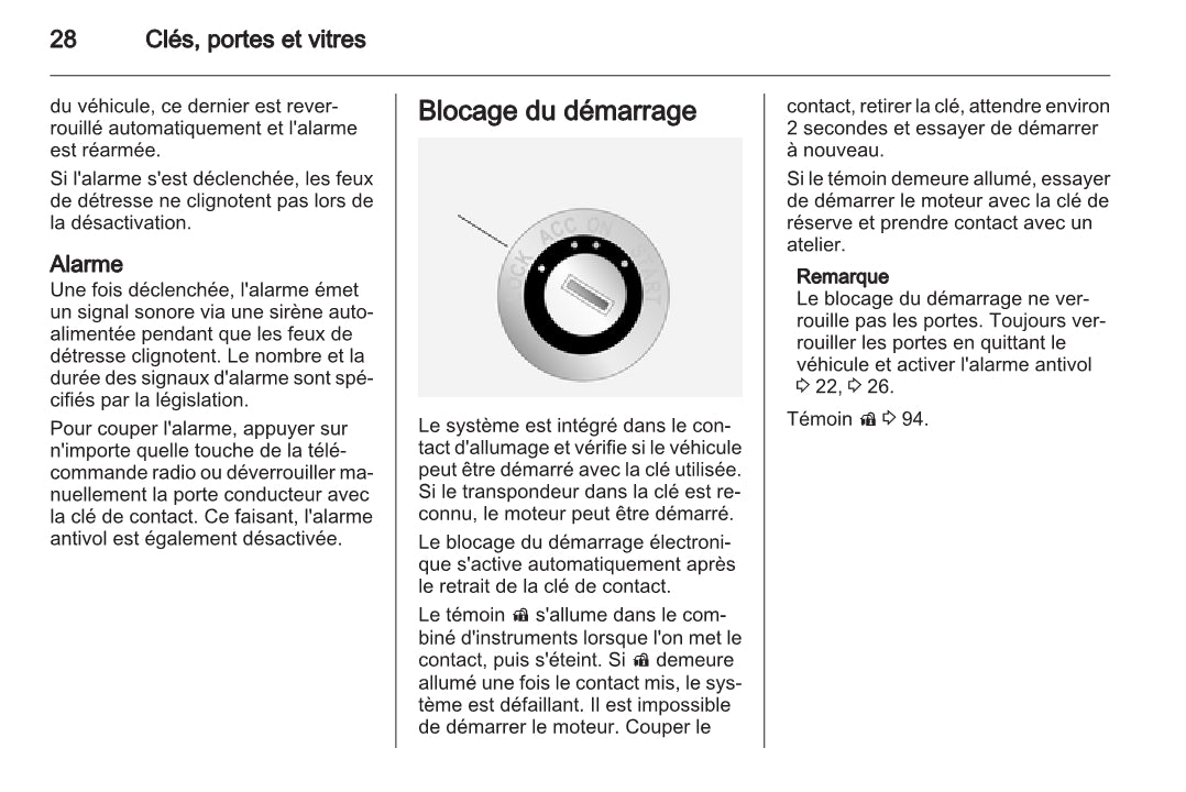 2010-2015 Opel Antara Manuel du propriétaire | Français