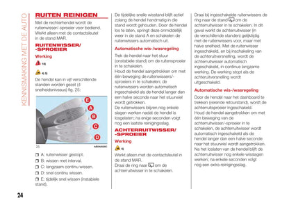 2016-2017 Abarth 500 Owner's Manual | Dutch