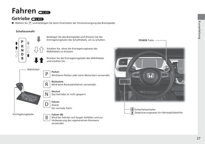 2020-2023 Honda Jazz Manuel du propriétaire | Allemand