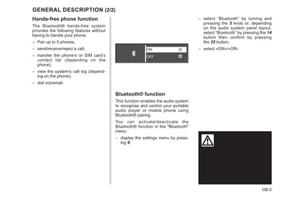 Renault Radio Connect R&Go Owner's Manual 2021 - 2022