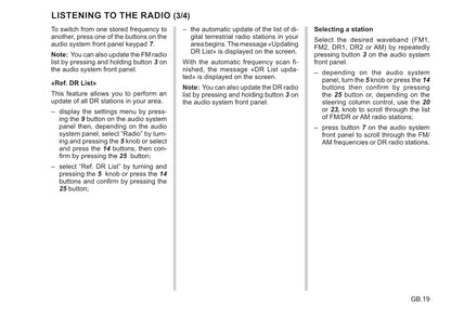 Renault Radio Connect R&Go Owner's Manual 2021 - 2022