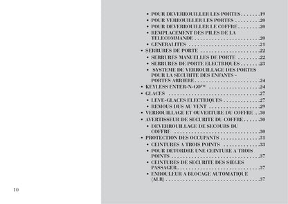 2011-2014 Lancia Thema Owner's Manual | French