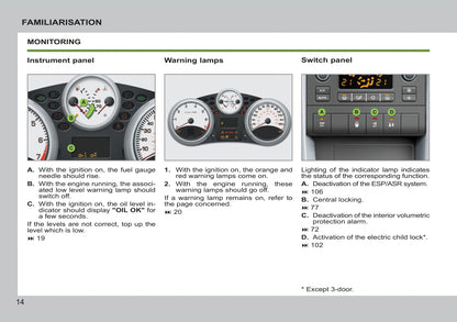 2011-2014 Peugeot 207/207 SW Bedienungsanleitung | Englisch