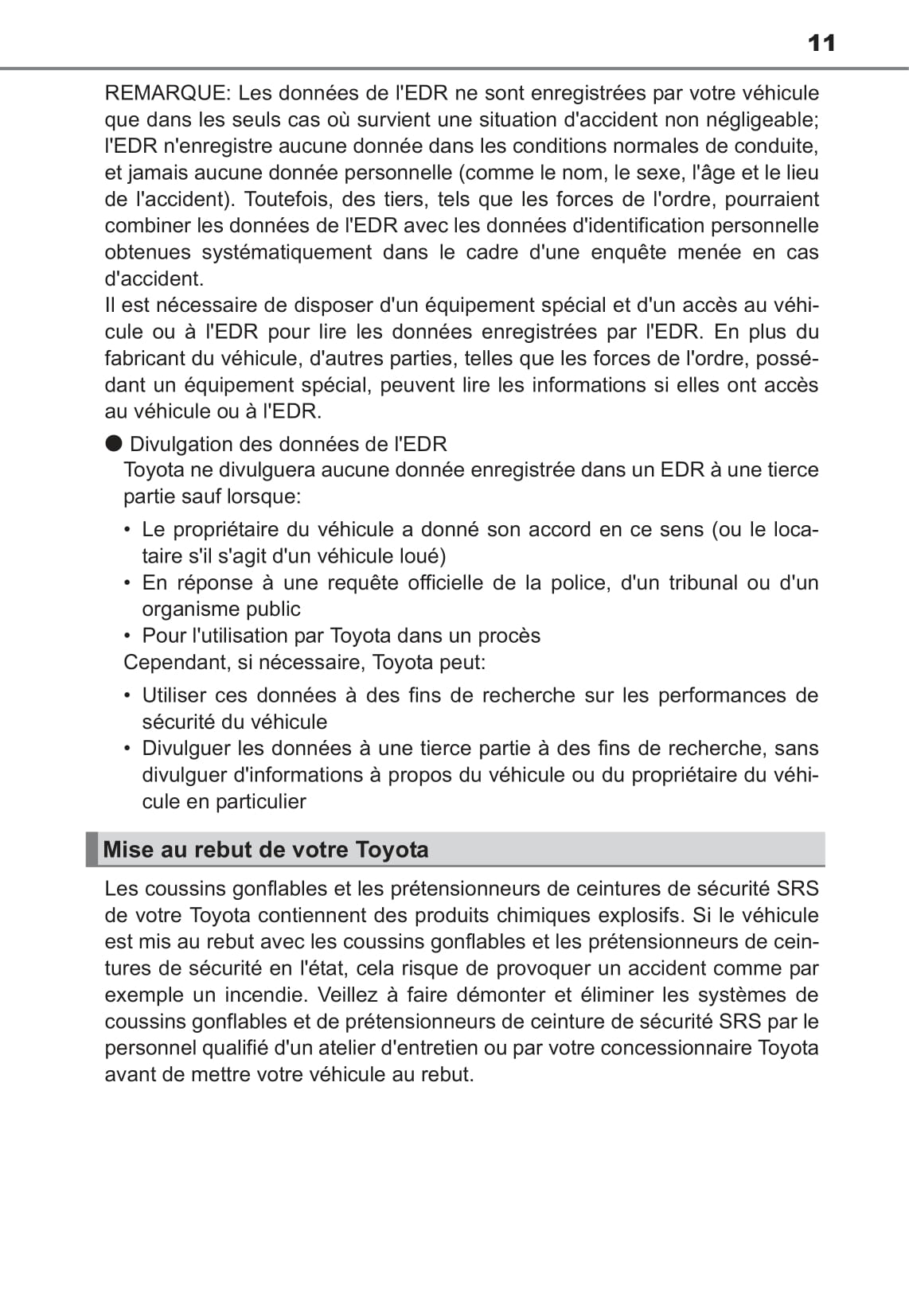 2017 Toyota Corolla iM Bedienungsanleitung | Französisch