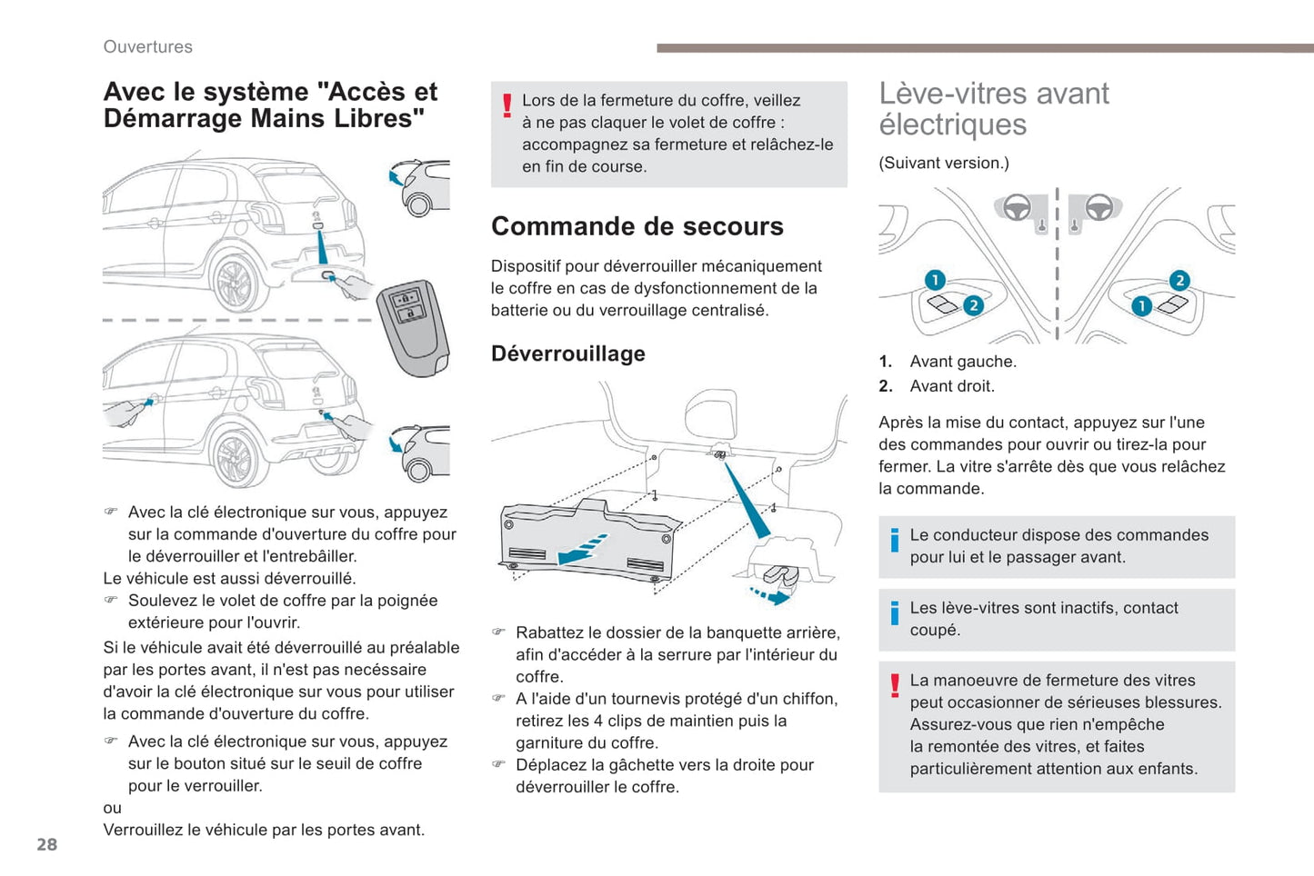 2018-2022 Peugeot 108 Owner's Manual | French