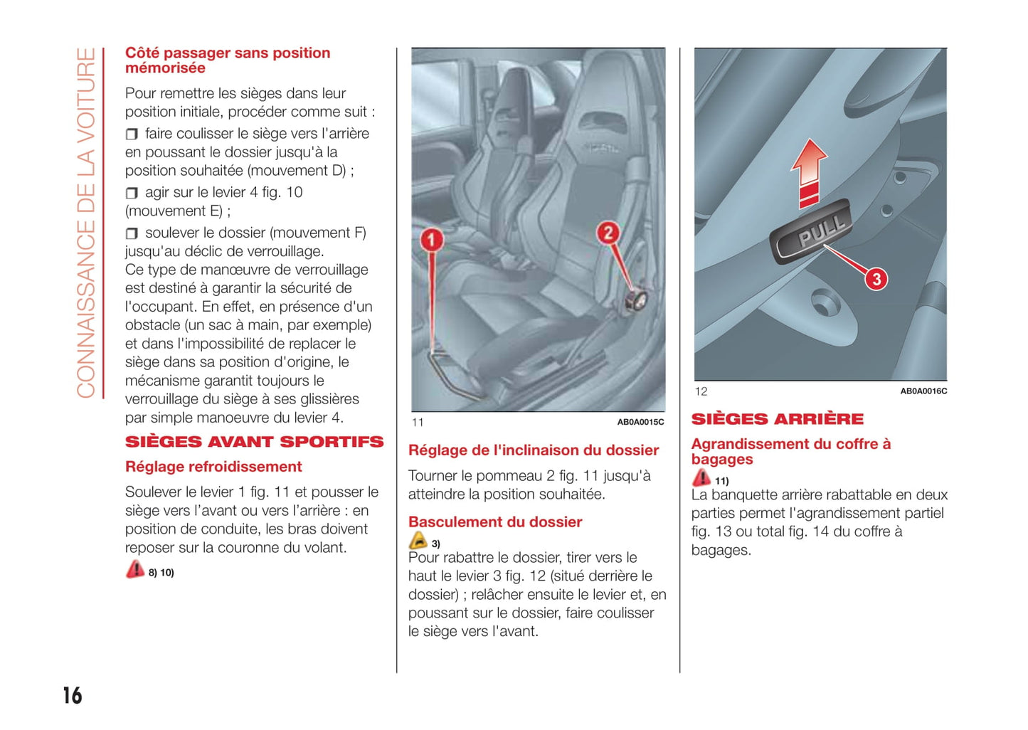 2016-2022 Abarth 595 Manuel du propriétaire | Français