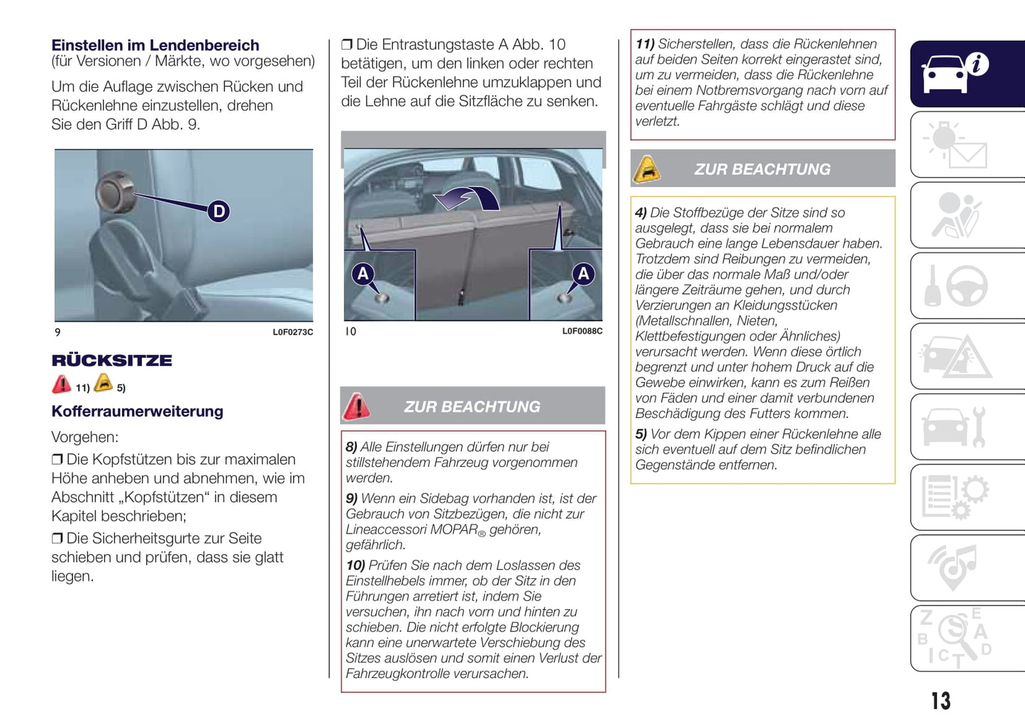 2015-2017 Lancia Ypsilon Owner's Manual | German