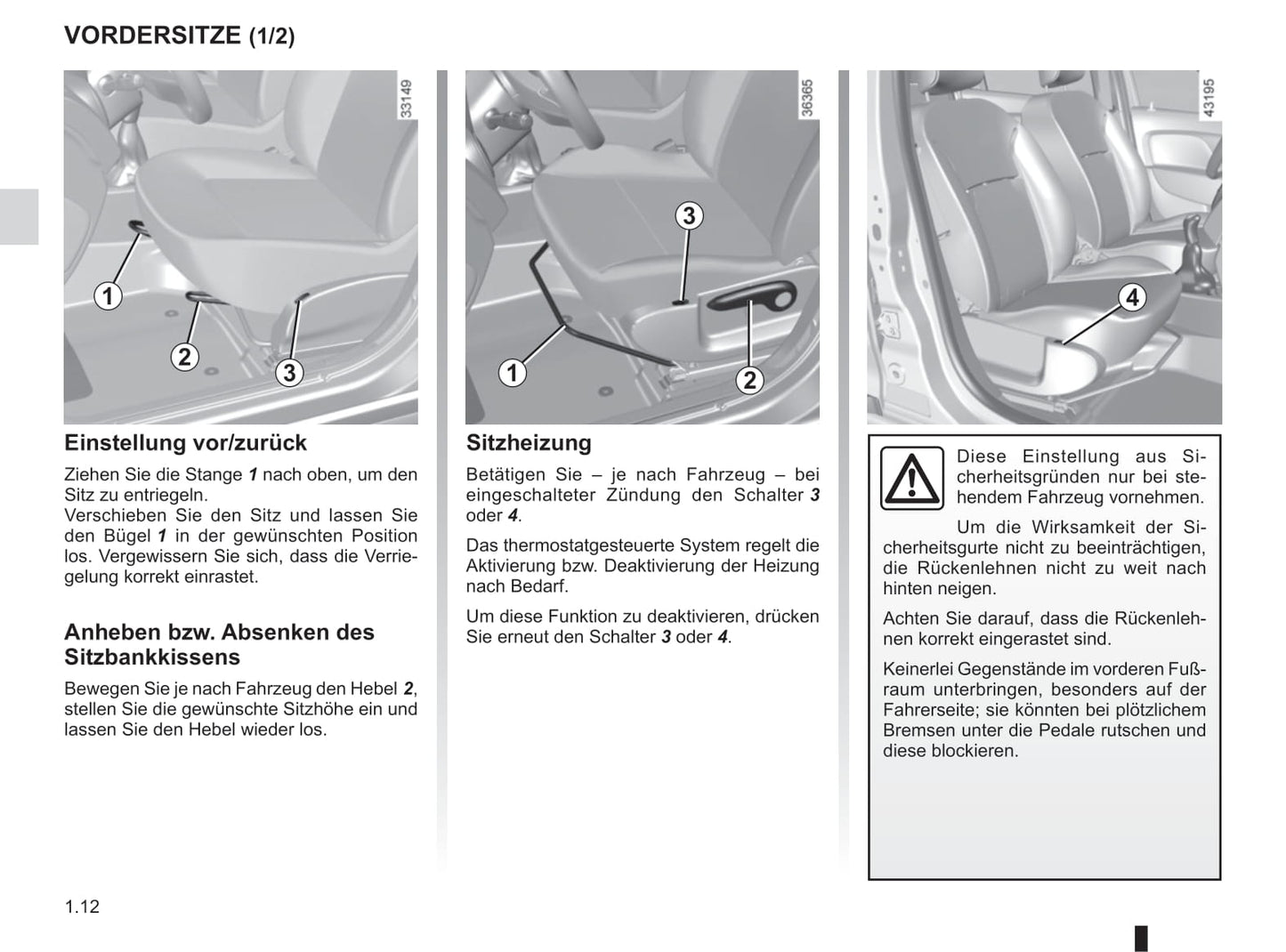 2016-2020 Dacia Sandero Owner's Manual | German