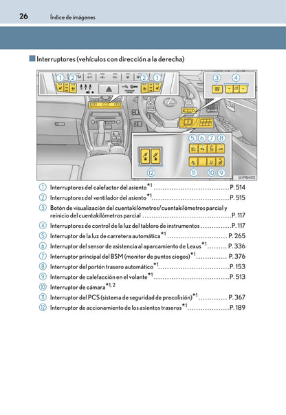2016-2017 Lexus NX 300h Bedienungsanleitung | Spanisch