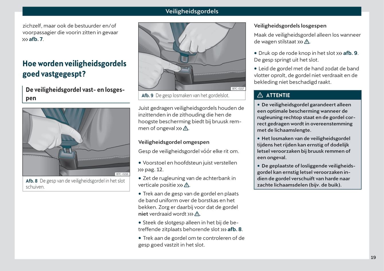 2018-2020 Seat Cupra Ateca Owner's Manual | Dutch