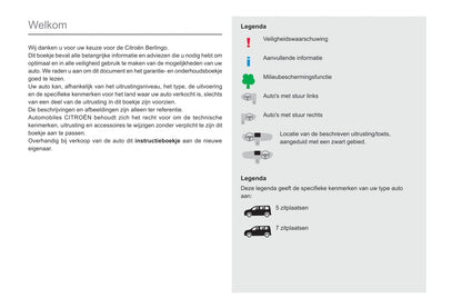 2019-2022 Citroën Berlingo Owner's Manual | Dutch
