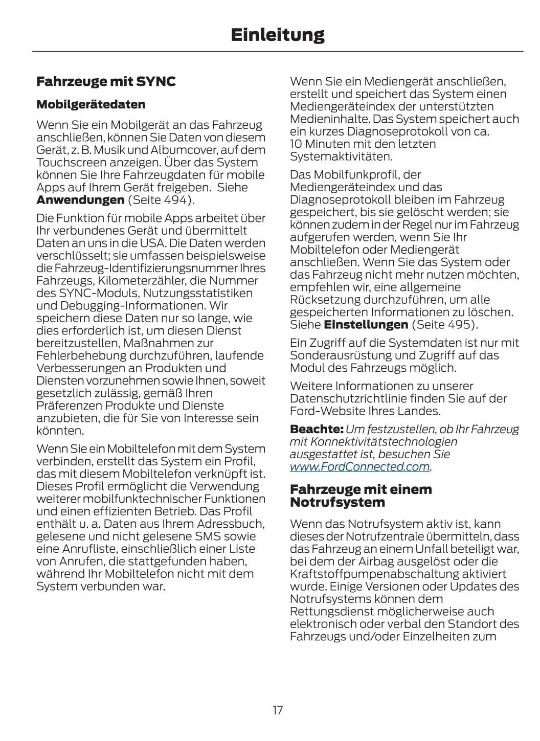 2021 Ford Kuga Owner's Manual | German