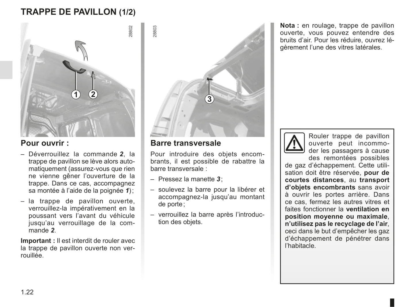 2018-2019 Renault Kangoo Owner's Manual | French