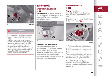 2016-2023 Alfa Romeo Giulietta Owner's Manual | French