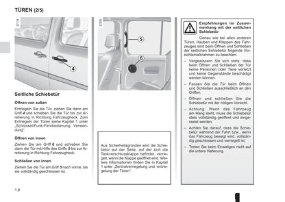 2015-2016 Renault Kangoo Owner's Manual | German