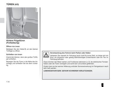 2008-2013 Renault Kangoo Manuel du propriétaire | Allemand