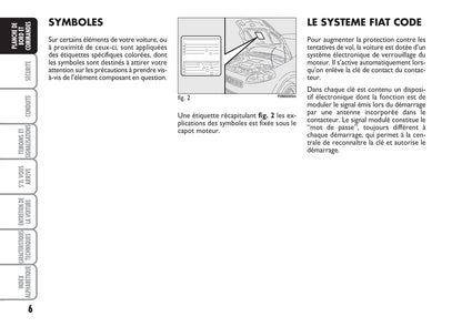 2007-2008 Fiat Grande Punto Gebruikershandleiding | Frans