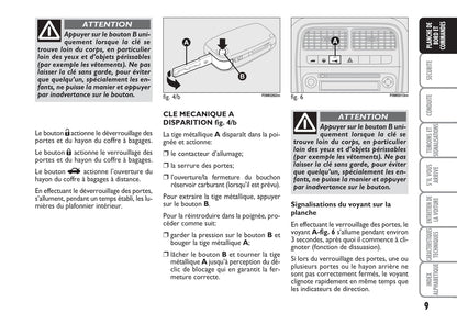 2007-2008 Fiat Grande Punto Gebruikershandleiding | Frans