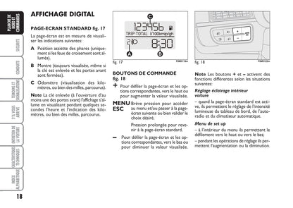 2007-2008 Fiat Punto/Grande Punto Owner's Manual | French