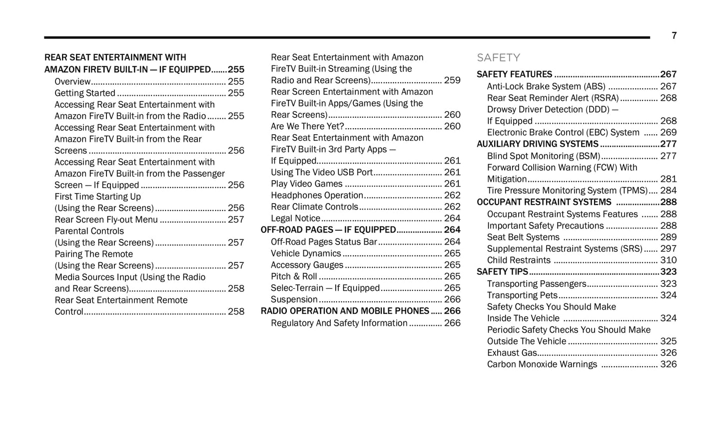 2022 Jeep Wagoneer/Grand Wagoneer Owner's Manual | English