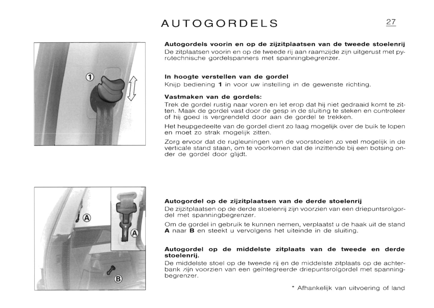 2001-2002 Citroën Saxo Bedienungsanleitung | Niederländisch