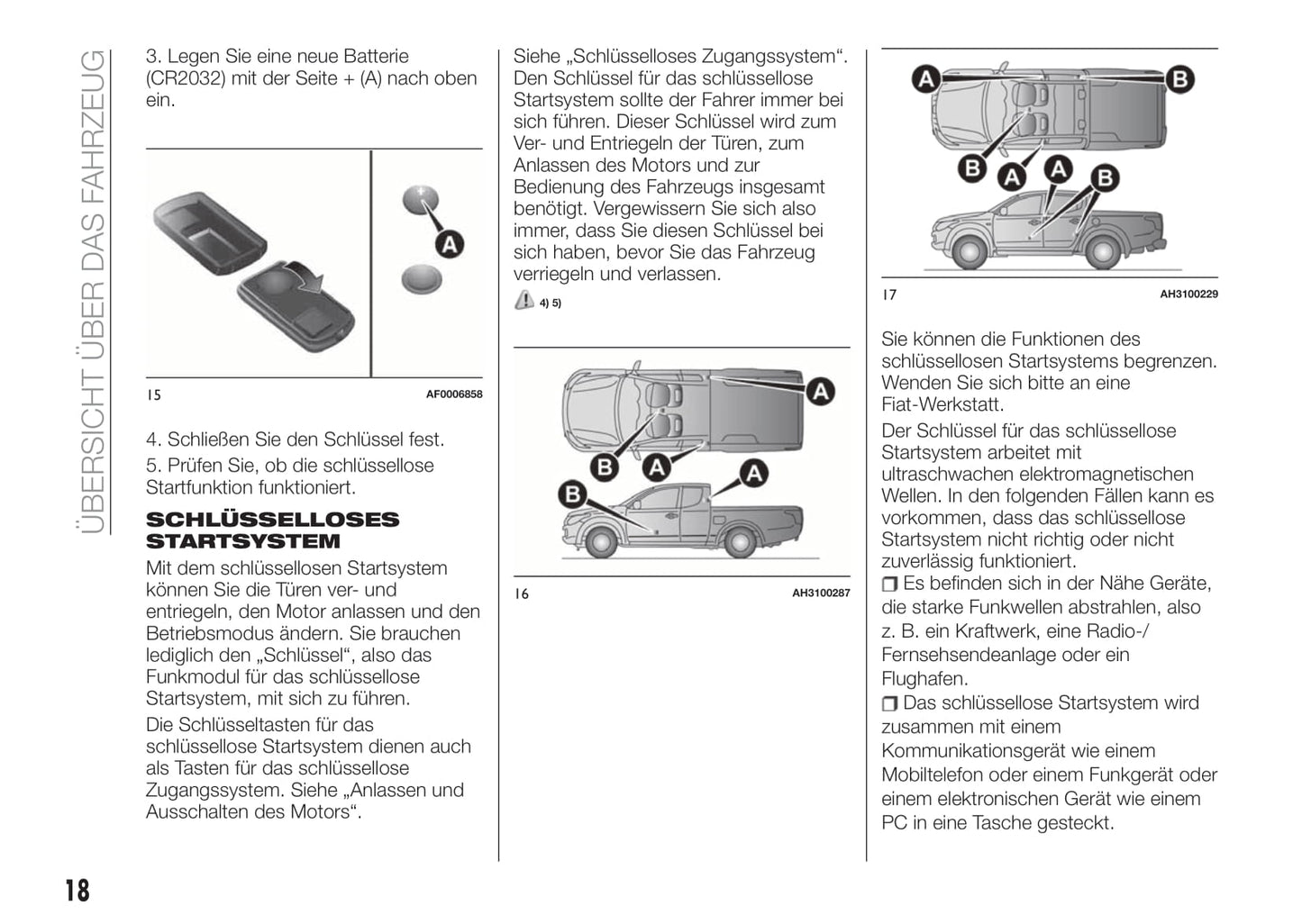 2016-2017 Fiat Fullback Double Cab Manuel du propriétaire | Allemand