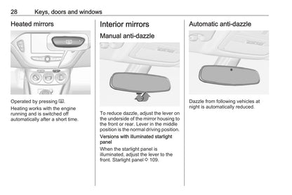 2016 Vauxhall Adam Owner's Manual | English